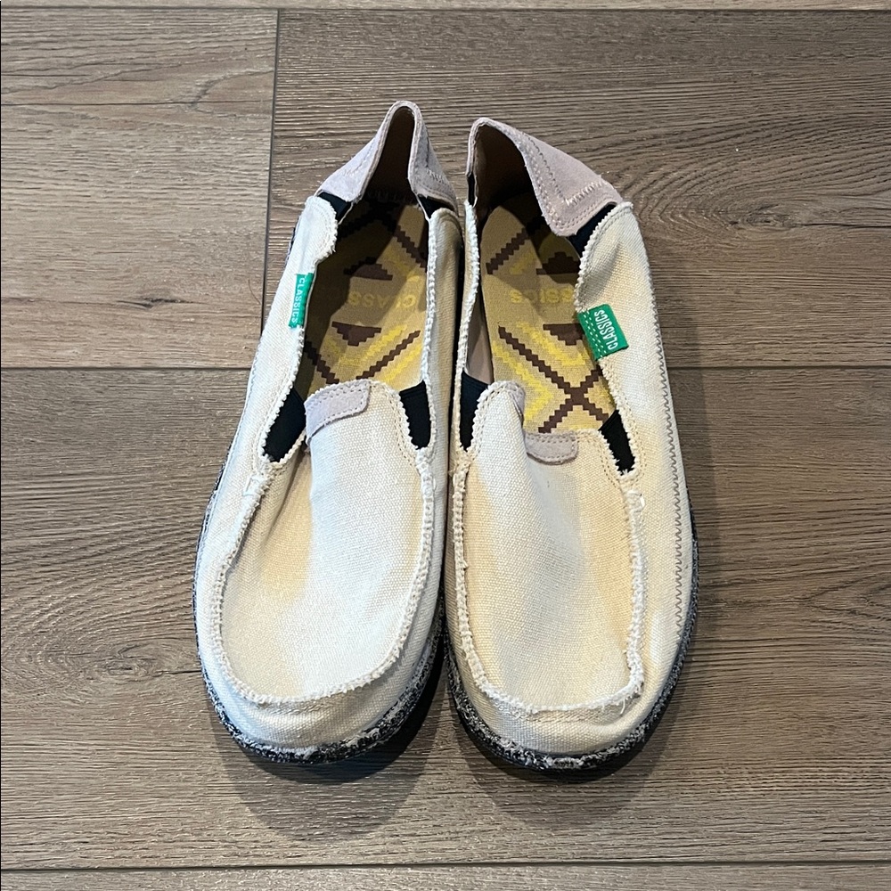 Men's Casual Slip-On Shoes - Cream